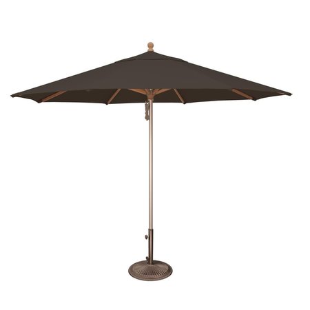 SIMPLY SHADE SimplyShade  Ibiza 11 ft. Sunbrella Wood &  Aluminum Umbrella  Black SSUWA811SS-A5408